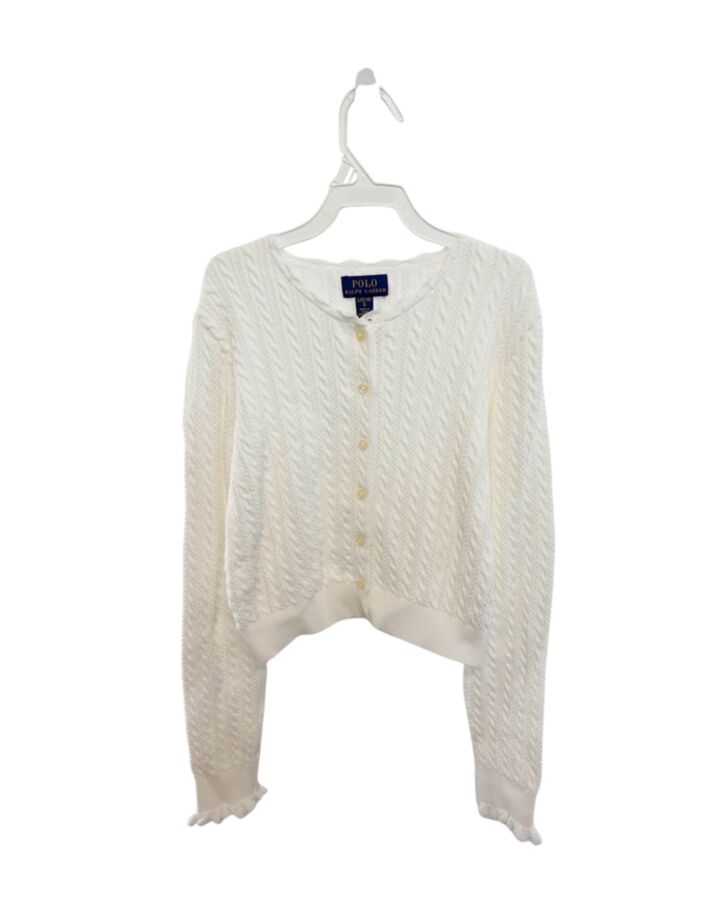 POLO BY RALPH LAUREN  WHITE    CARDIGAN