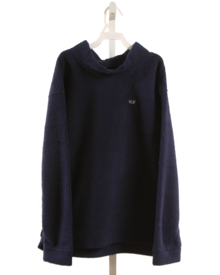 VINEYARD VINES  NAVY FLEECE   PULLOVER