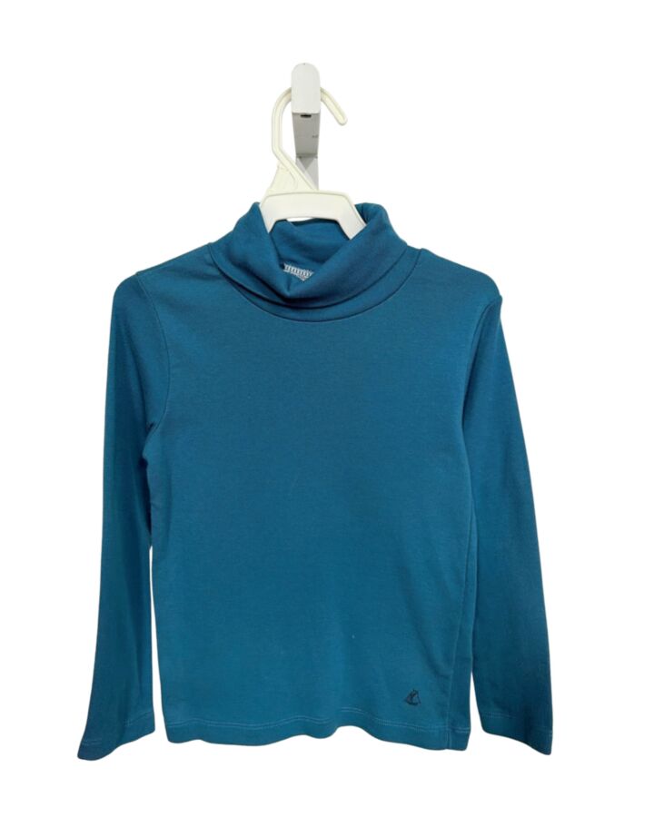 PETIT BATEAU  BLUE    KNIT LS SHIRT
