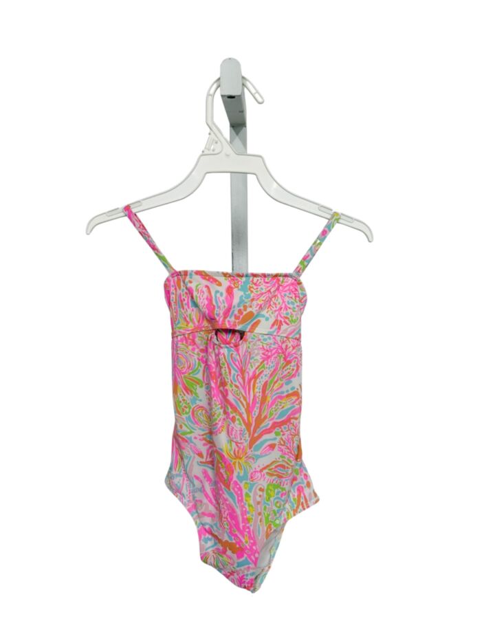 LILLY PULITZER  PINK   PRINTED DESIGN 1-PIECE SWIMSUIT