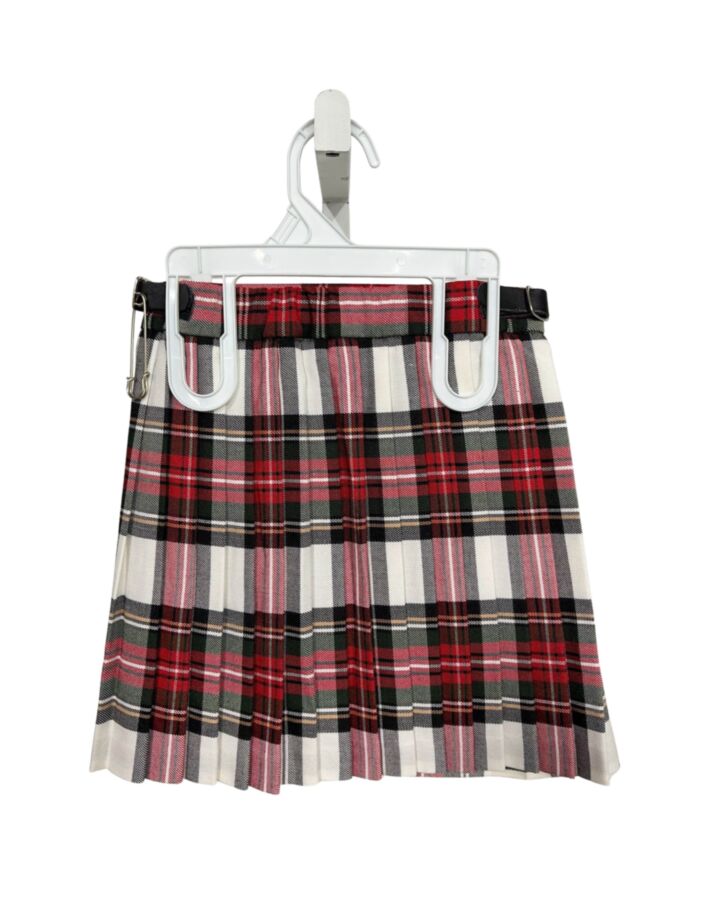 GLEN APPIN  RED  PLAID  SKIRT