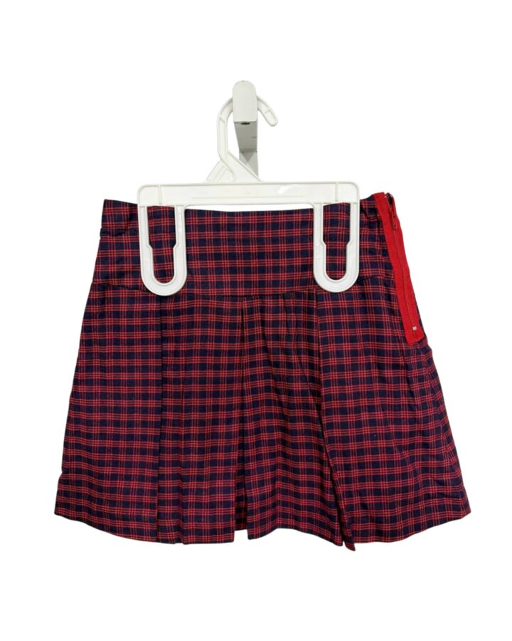 FLORENCE EISEMAN  RED  PLAID  SKIRT