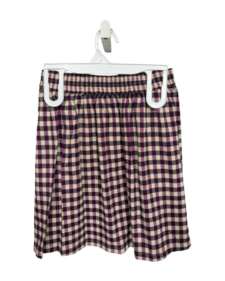 CATIMINI  PURPLE  GINGHAM  SKIRT