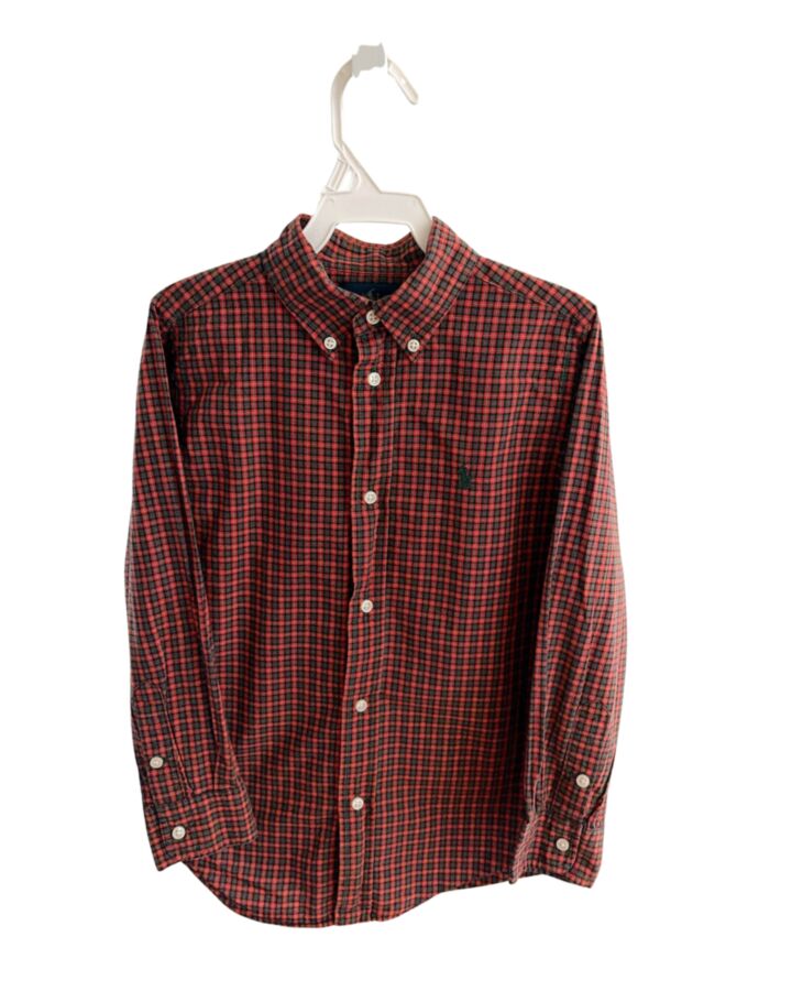 RALPH LAUREN  RED  PLAID  DRESS SHIRT