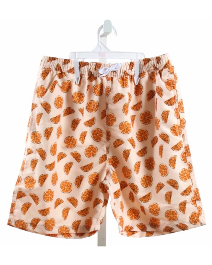 THE OAKS APPAREL  ORANGE  SWIM TRUNKS
