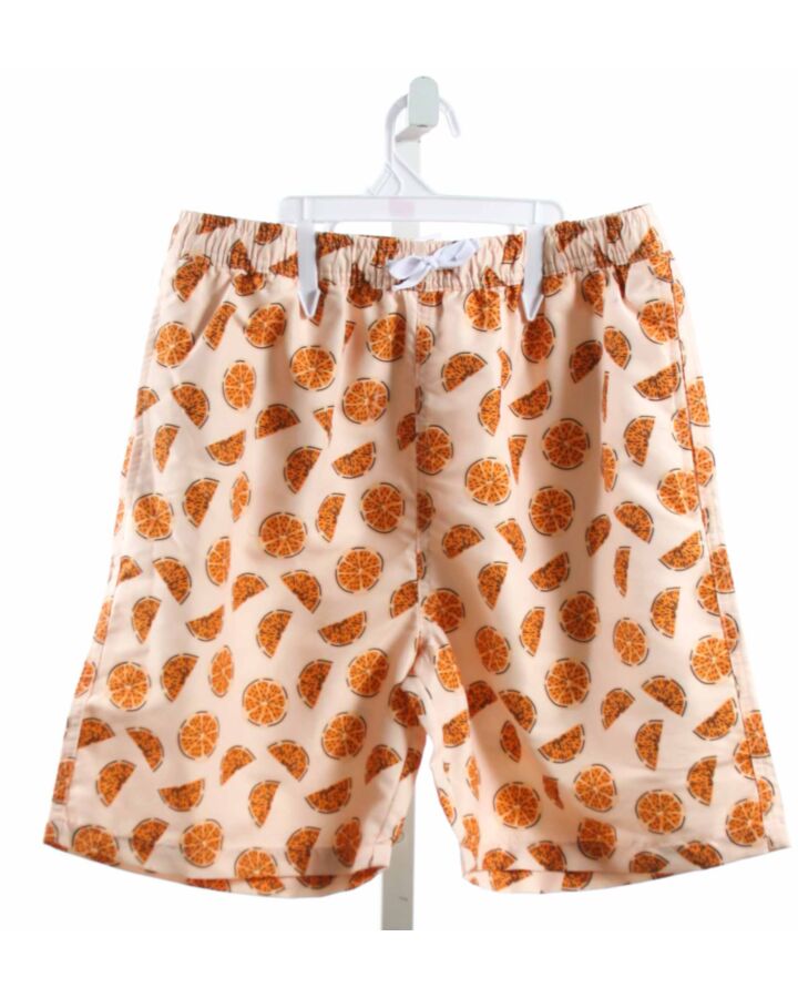 THE OAKS APPAREL  ORANGE  SWIM TRUNKS