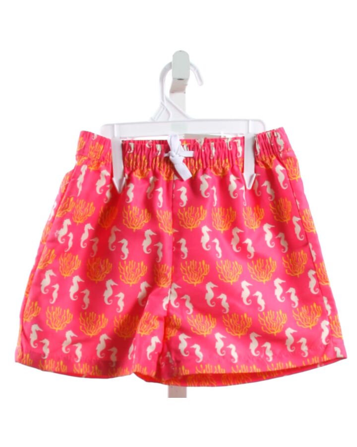 THE OAKS APPAREL  HOT PINK  SWIM TRUNKS