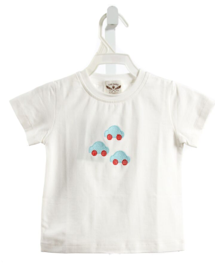 THE OAKS APPAREL  WHITE KNIT  SHIRT-SS