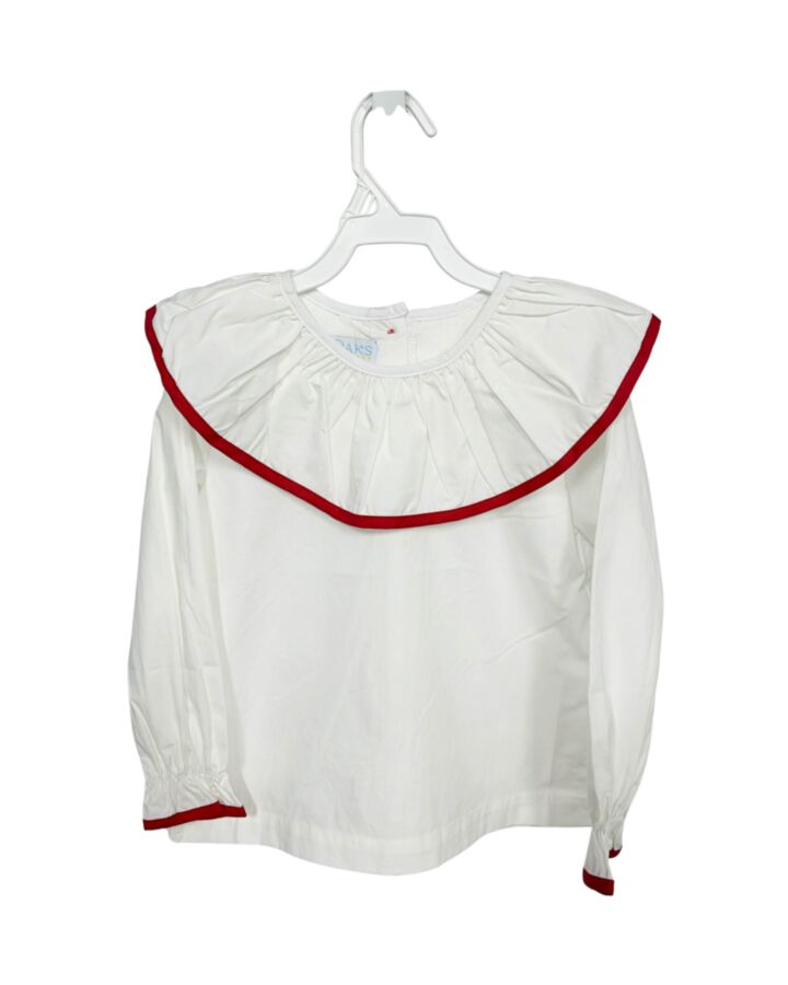 THE OAKS APPAREL WHITE SHIRT-LS