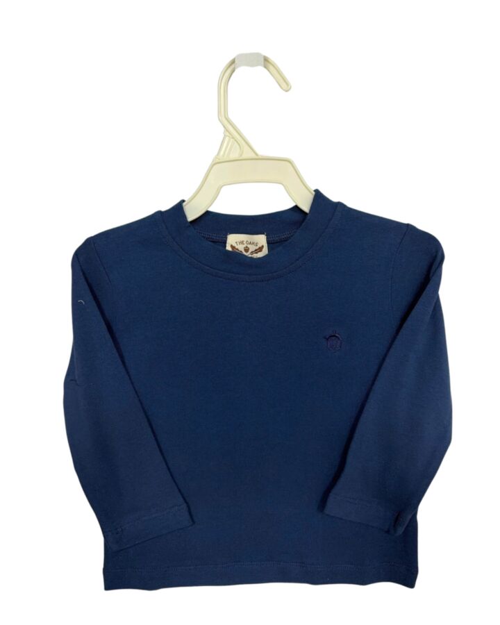 THE OAKS APPAREL   NAVY    KNIT LS SHIRT