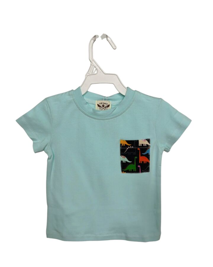 THE OAKS APPAREL   LT BLUE    KNIT SS SHIRT