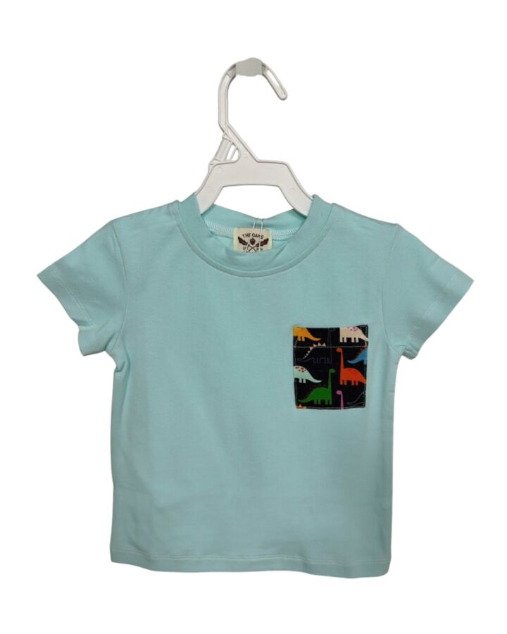 THE OAKS APPAREL   LT BLUE    KNIT SS SHIRT