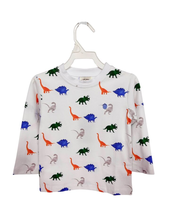 THE OAKS APPAREL   WHITE    KNIT LS SHIRT