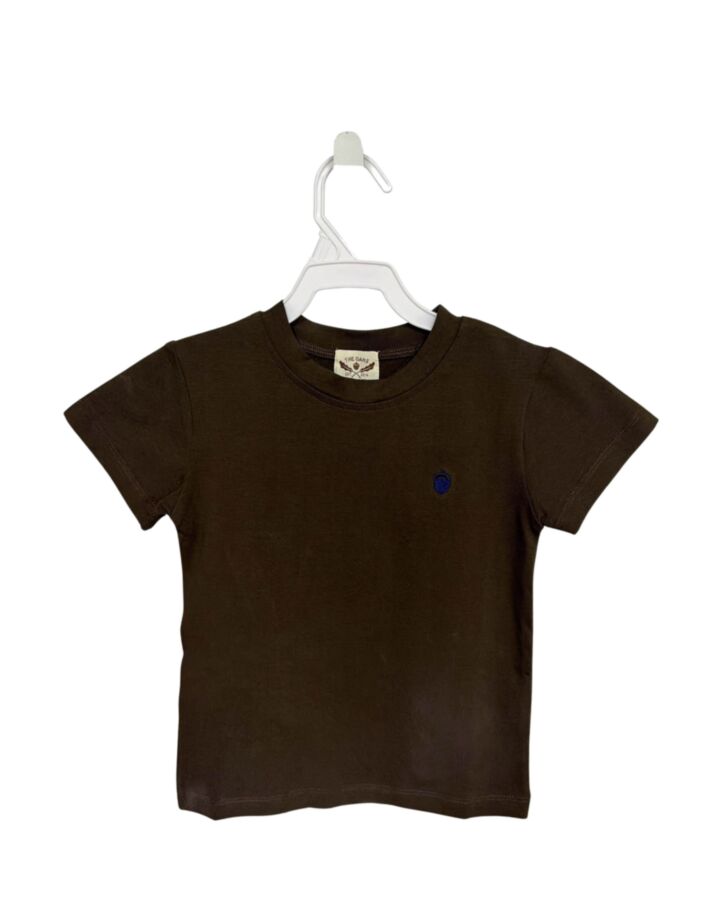 THE OAKS APPAREL   BROWN    KNIT SS SHIRT
