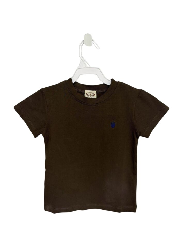 THE OAKS APPAREL   BROWN    KNIT SS SHIRT