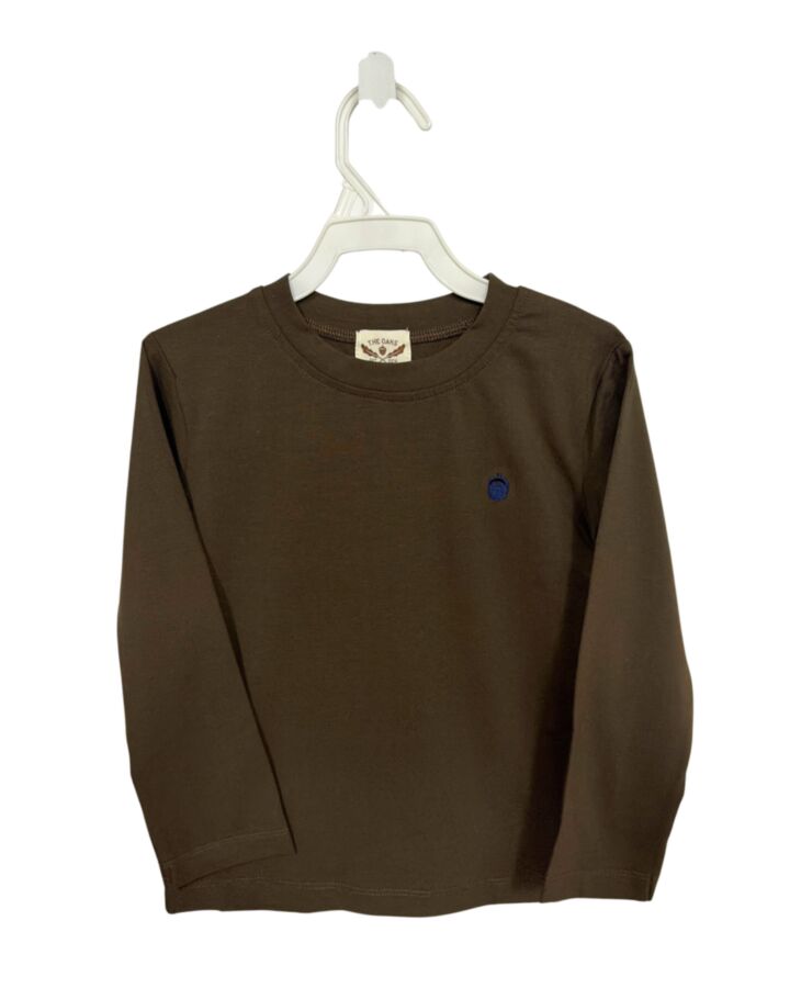 THE OAKS APPAREL   BROWN    KNIT LS SHIRT