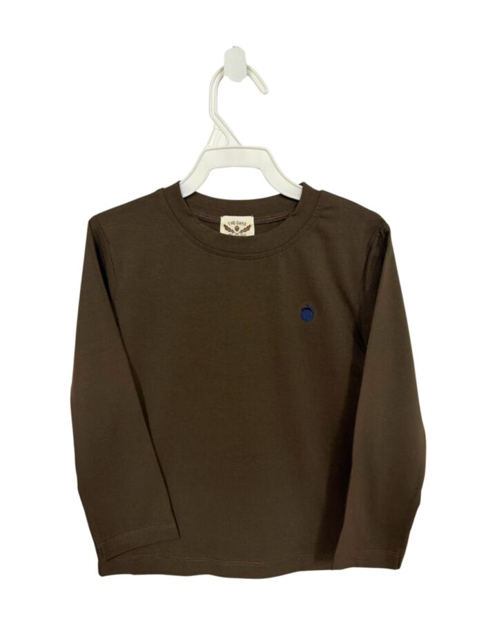 THE OAKS APPAREL   BROWN    KNIT LS SHIRT
