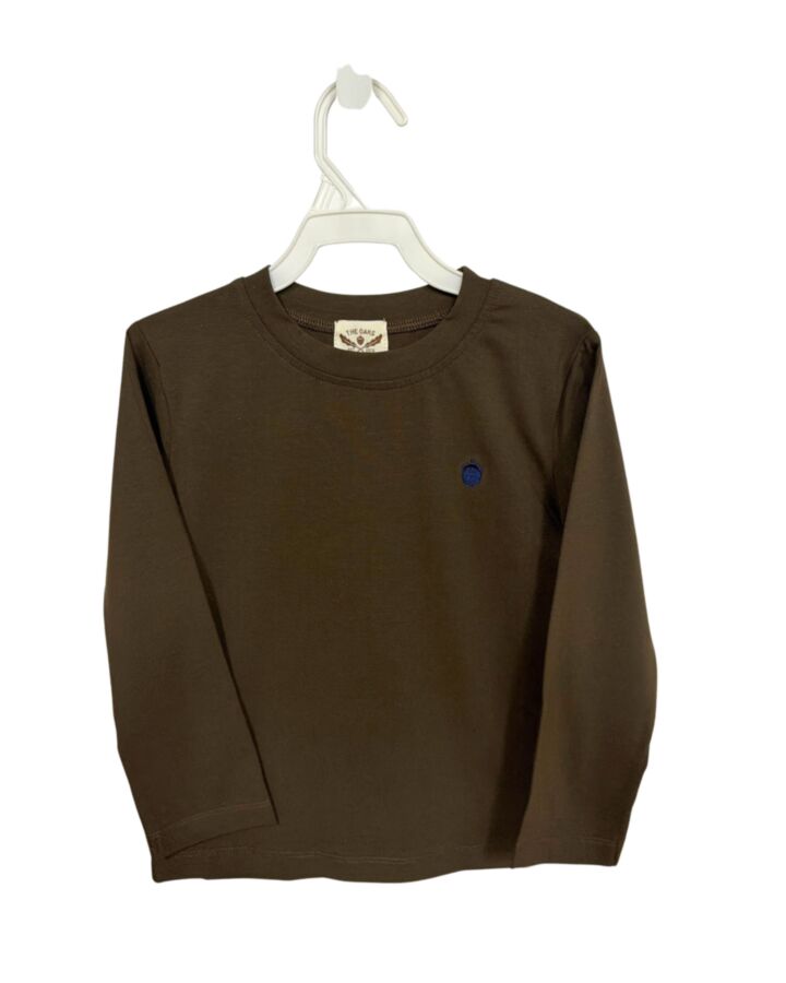 THE OAKS APPAREL   BROWN    KNIT LS SHIRT