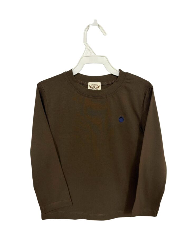 THE OAKS APPAREL   BROWN    KNIT LS SHIRT