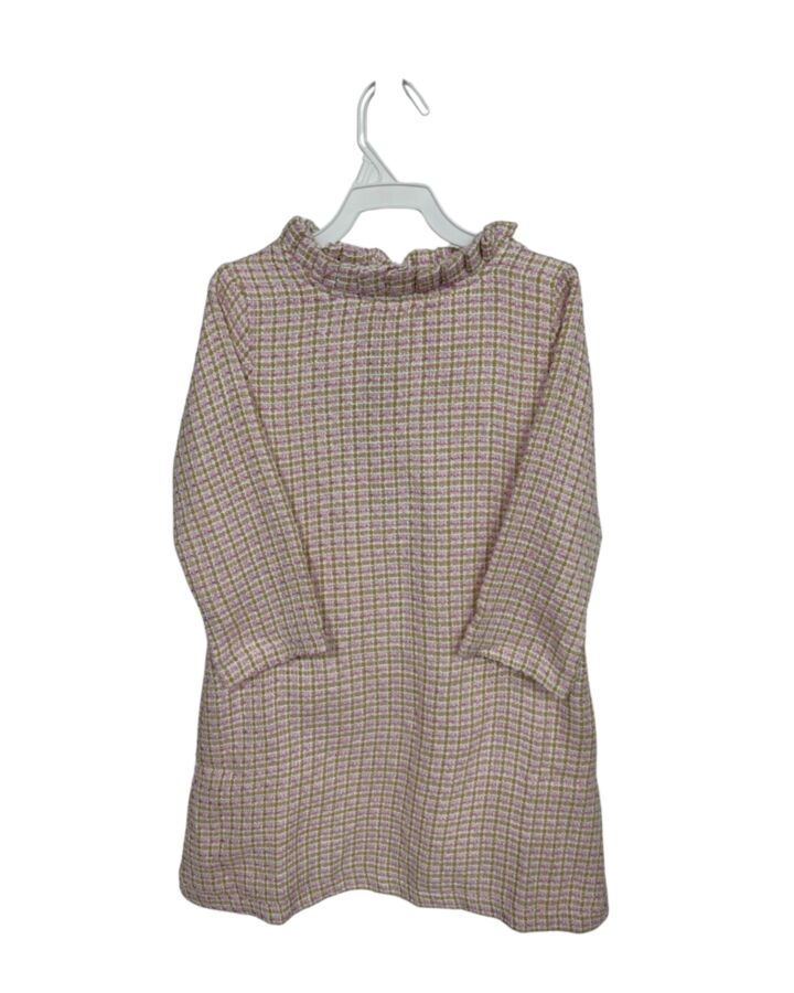 THE OAKS APPAREL   PINK  PLAID  PARTY DRESS