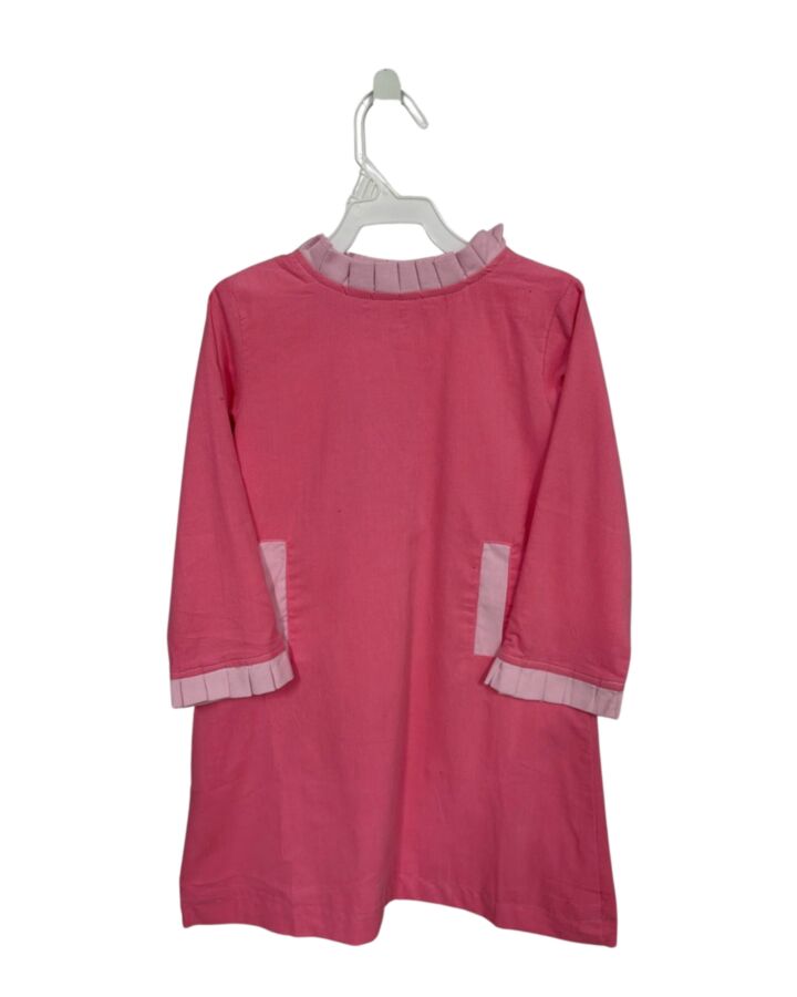 THE OAKS APPAREL PINK CORDUROY DRESS