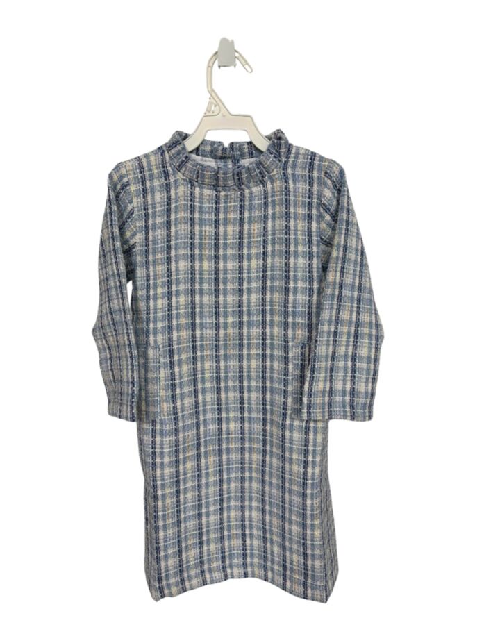 THE OAKS APPAREL   BLUE  PLAID  PARTY DRESS