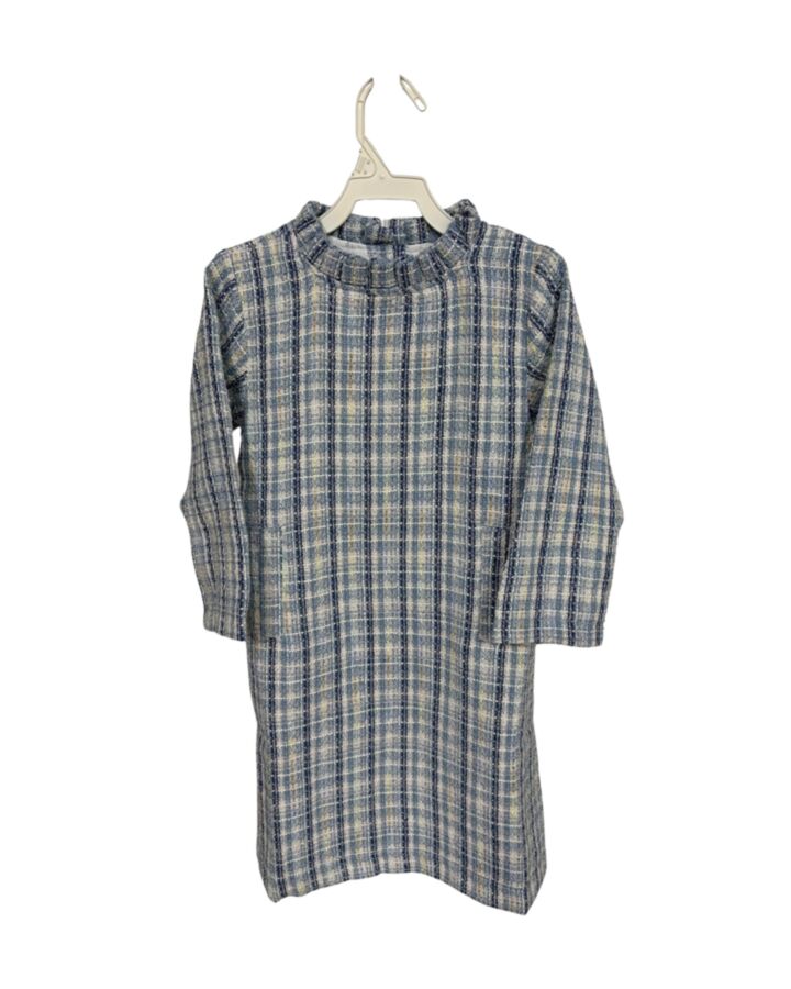 THE OAKS APPAREL   BLUE  PLAID  PARTY DRESS