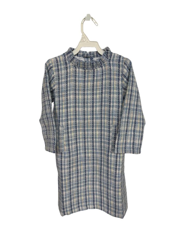 THE OAKS APPAREL   BLUE  PLAID  PARTY DRESS