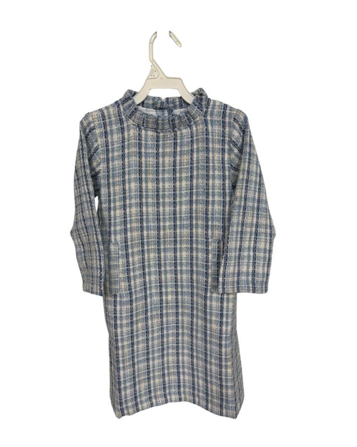 THE OAKS APPAREL   BLUE  PLAID  PARTY DRESS