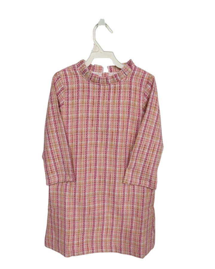 THE OAKS APPAREL   PINK  PLAID  PARTY DRESS