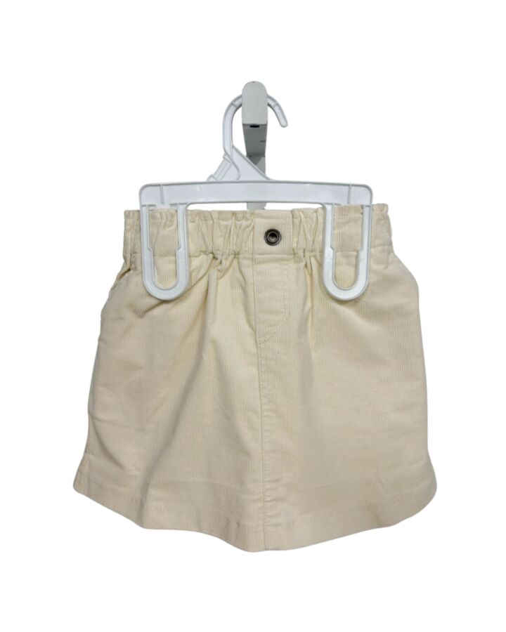 THE OAKS APPAREL   WHITE CORDUROY   SKIRT