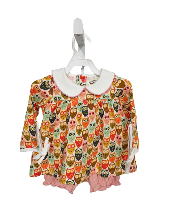THE OAKS APPAREL   PINK    2-PIECE OUTFIT WITH PICOT STITCHING