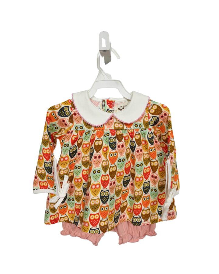 THE OAKS APPAREL   PINK    2-PIECE OUTFIT WITH PICOT STITCHING