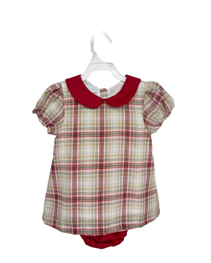 THE OAKS APPAREL RED PLAID 2-PIECE OUTFIT