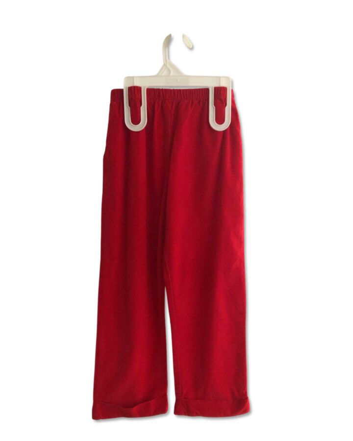RED BEANS  RED CORDUROY  PANTS