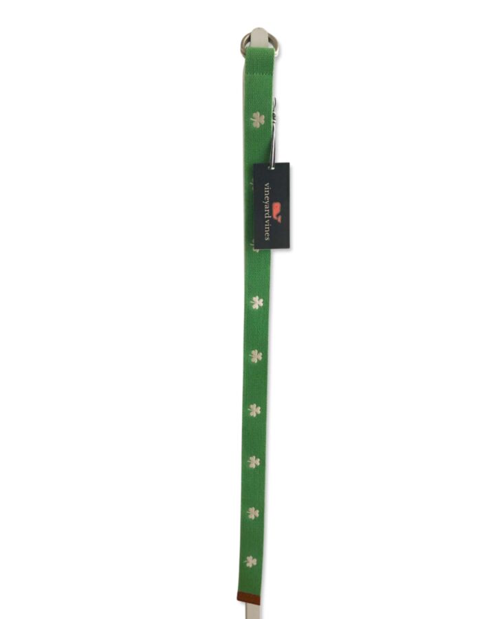 VINEYARD VINES  GREEN   EMBROIDERED BELT