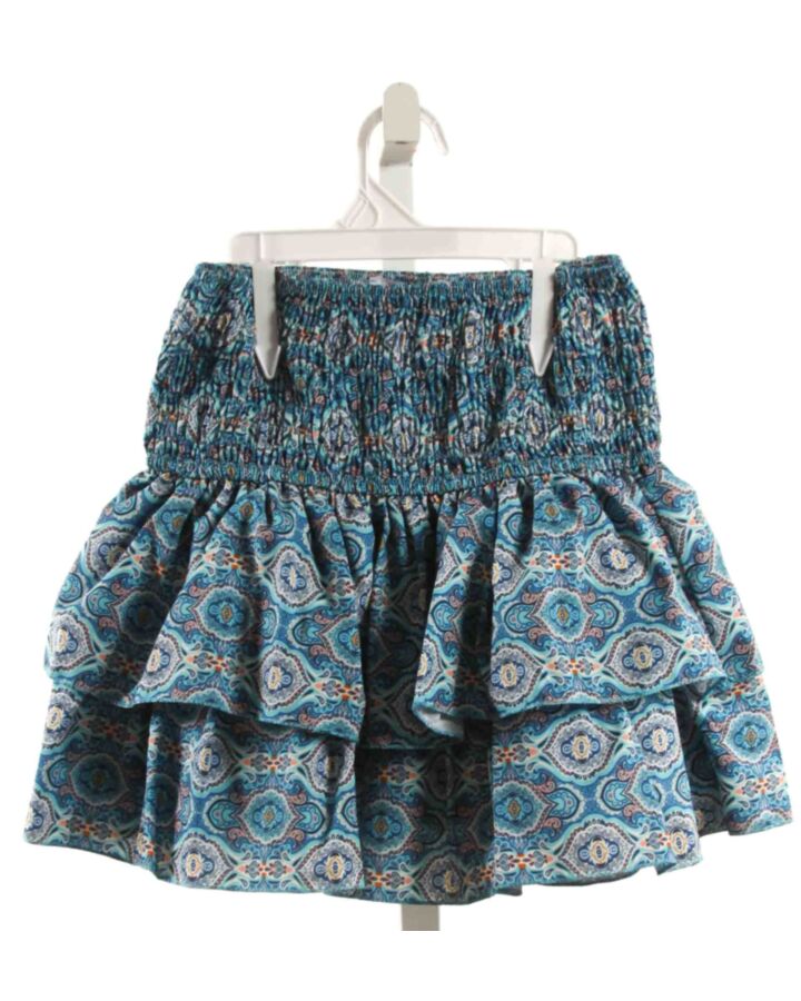 MEETXTIGER  BLUE  PAISLEY SMOCKED SKORT