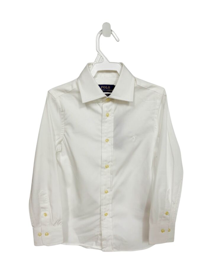POLO BY RALPH LAUREN  WHITE    DRESS SHIRT