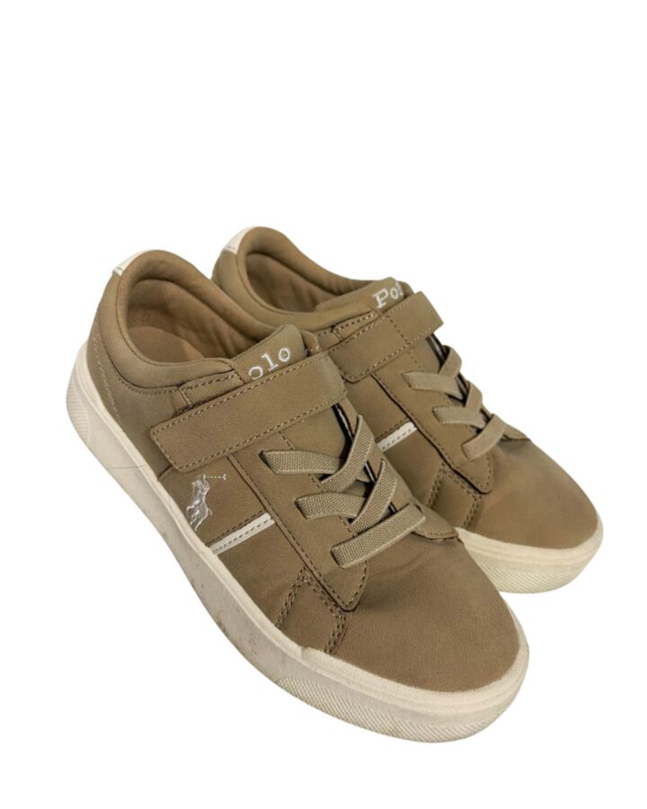 POLO BY RALPH LAUREN BROWN SHOES  *EUC SIZE CHILD 1