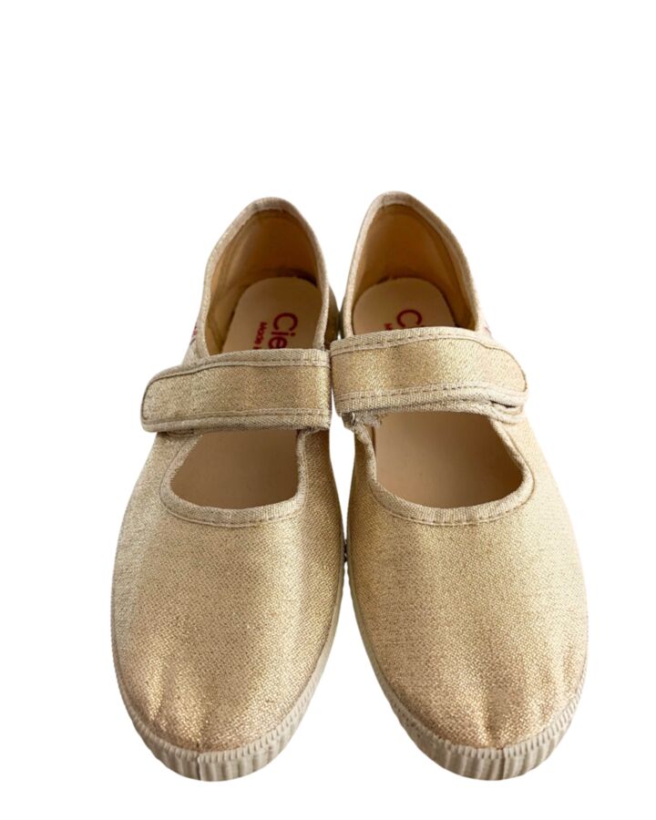 CIENTA GOLD SHOES *EUC SIZE CHILD 4