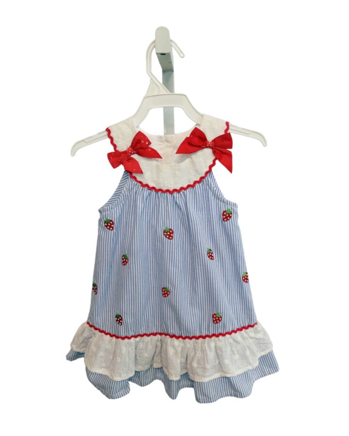 NANNETTE  BLUE  STRIPED  DRESS