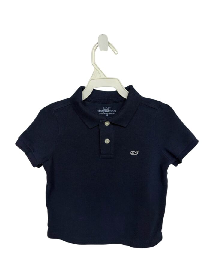 VINEYARD VINES  BLUE PIQUE   DRESS SHIRT