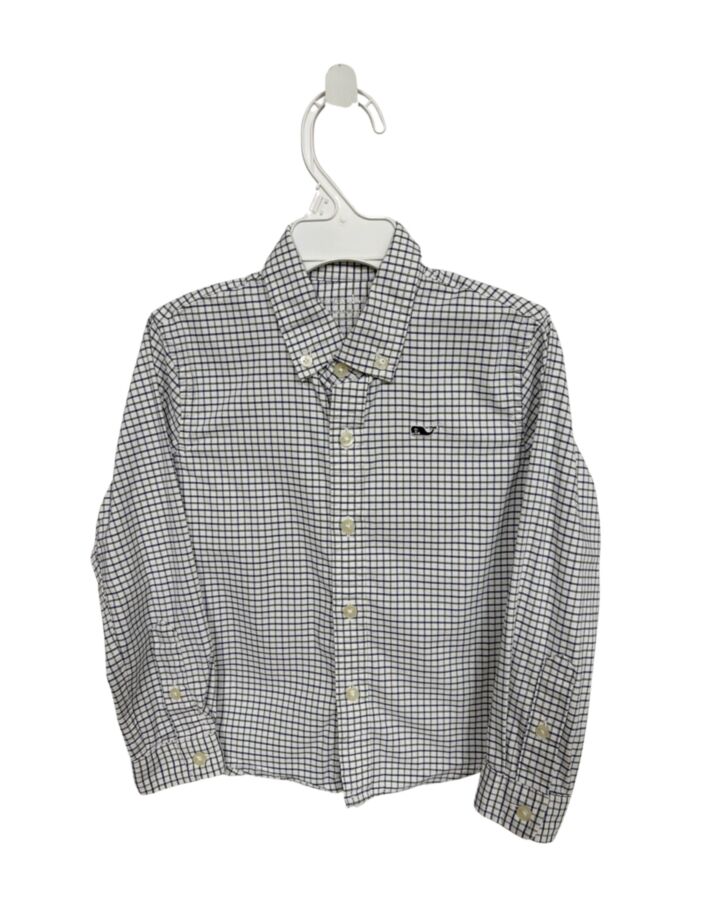 VINEYARD VINES  BLUE  GINGHAM  DRESS SHIRT