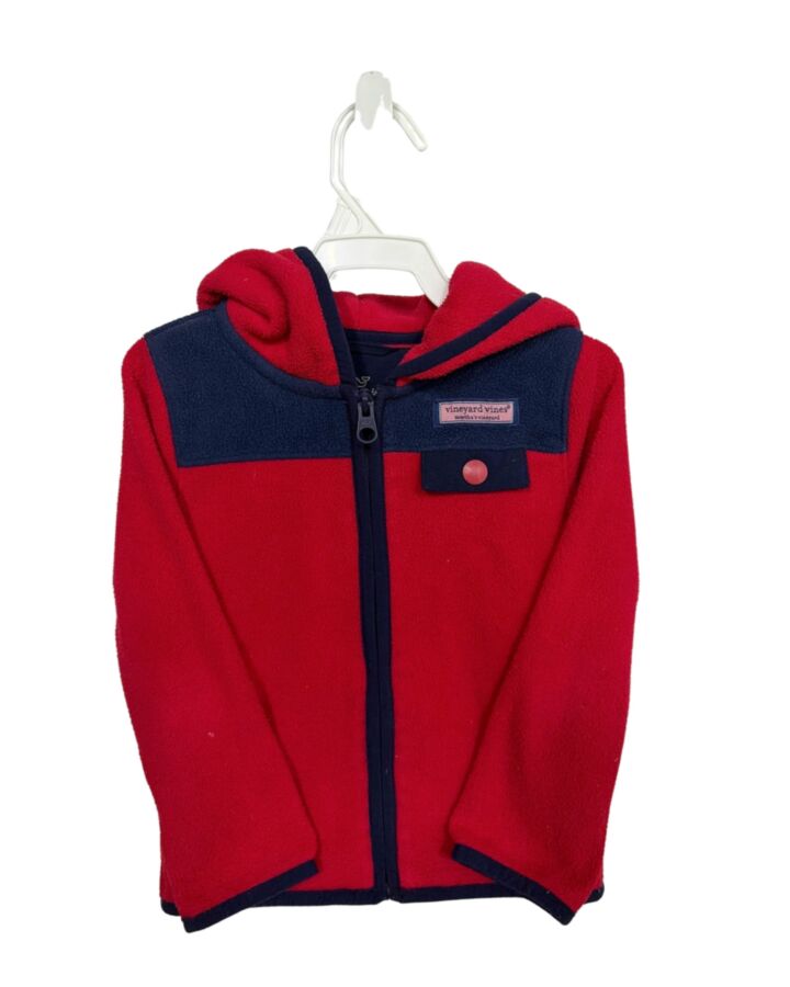 VINEYARD VINES  RED FLEECE   OUTERWEAR