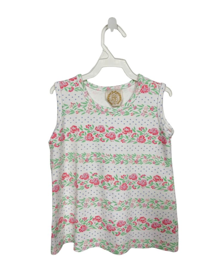THE BEAUFORT BONNET COMPANY  PINK  FLORAL  SLEEVELESS SHIRT