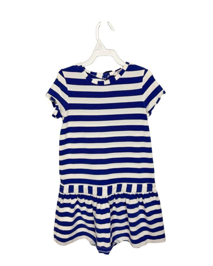 JACADI  BLUE  STRIPED  KNIT DRESS