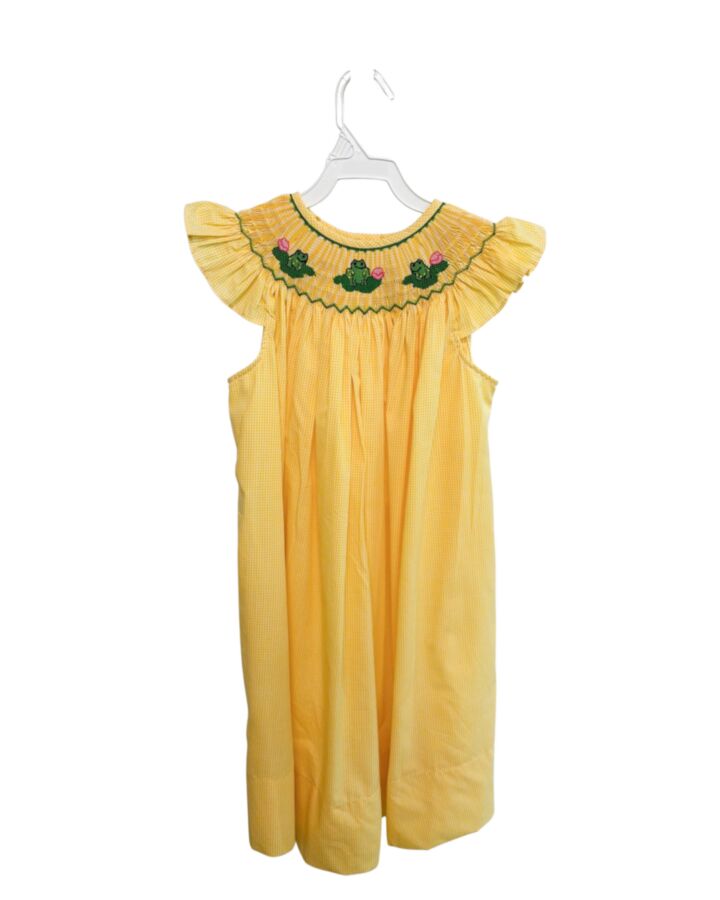 WISH UPON A STAR  YELLOW  GINGHAM SMOCKED DRESS
