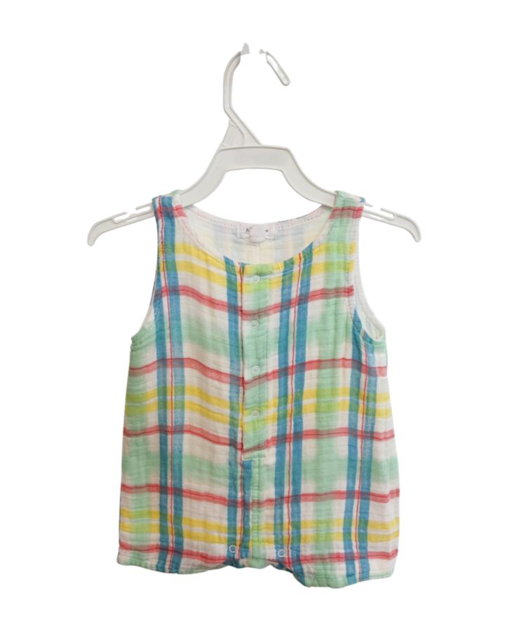 ANGEL DEAR  GREEN  PLAID  SHORTALL