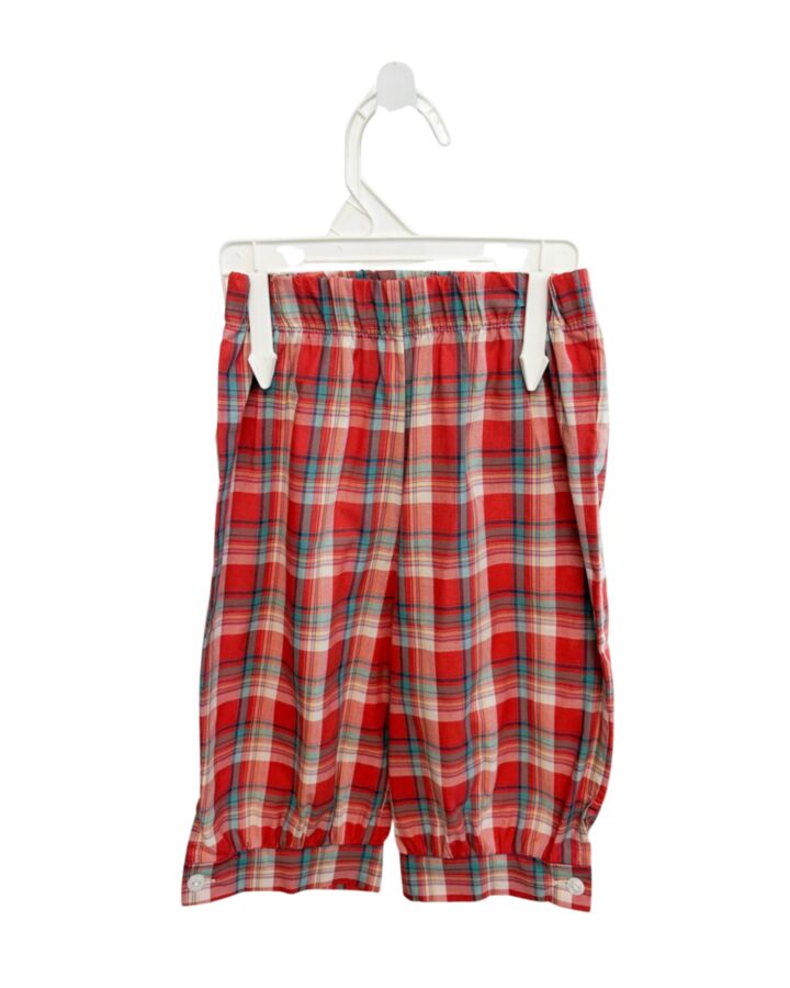 ALICE KATHLEEN  RED  PLAID  PANTS