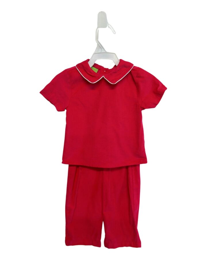 CLASSIC WHIMSY  RED CORDUROY   2-PIECE OUTFIT